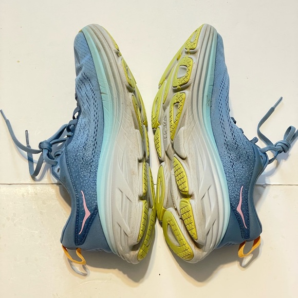 Hoka One One HOKA Bondi 8 Sky Blue and Pink Athletic Women Sneakers Shoes Sz 9B - Picture 9 of 9